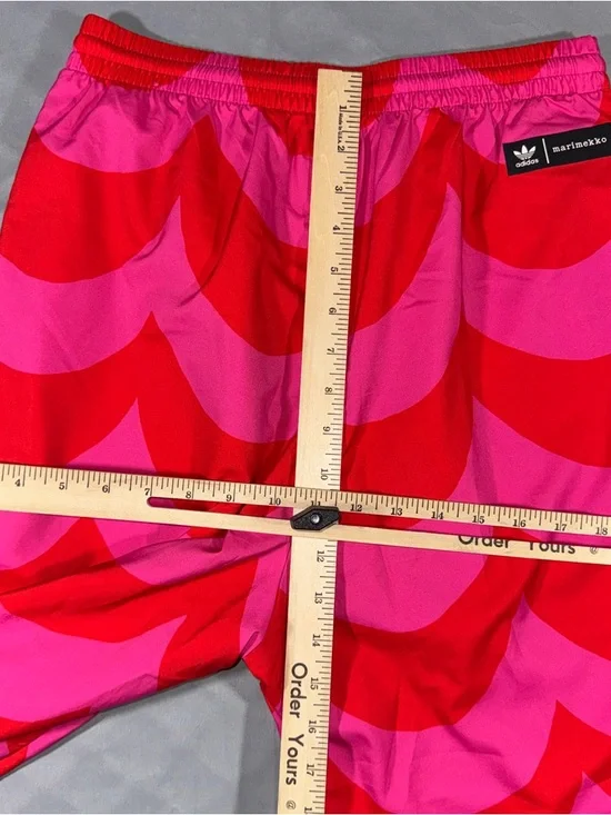 Adidas X Marimekko Pants Women's Primegreen Laine Wave Track Pants Vivid Size S - Picture 8 of 10